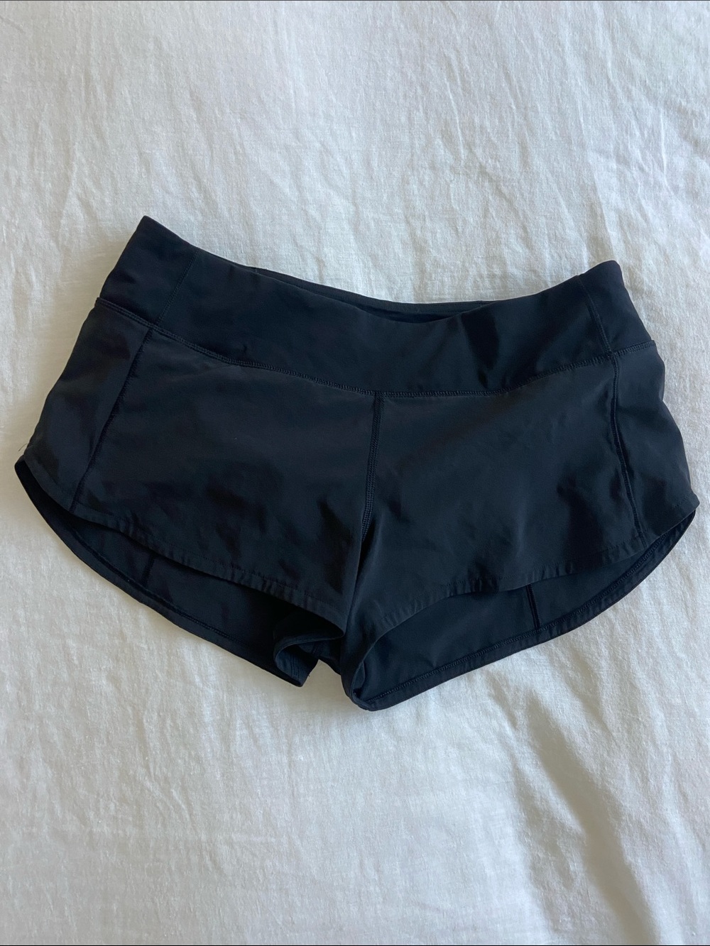 lululemon athletica Black Athletic Running Shorts